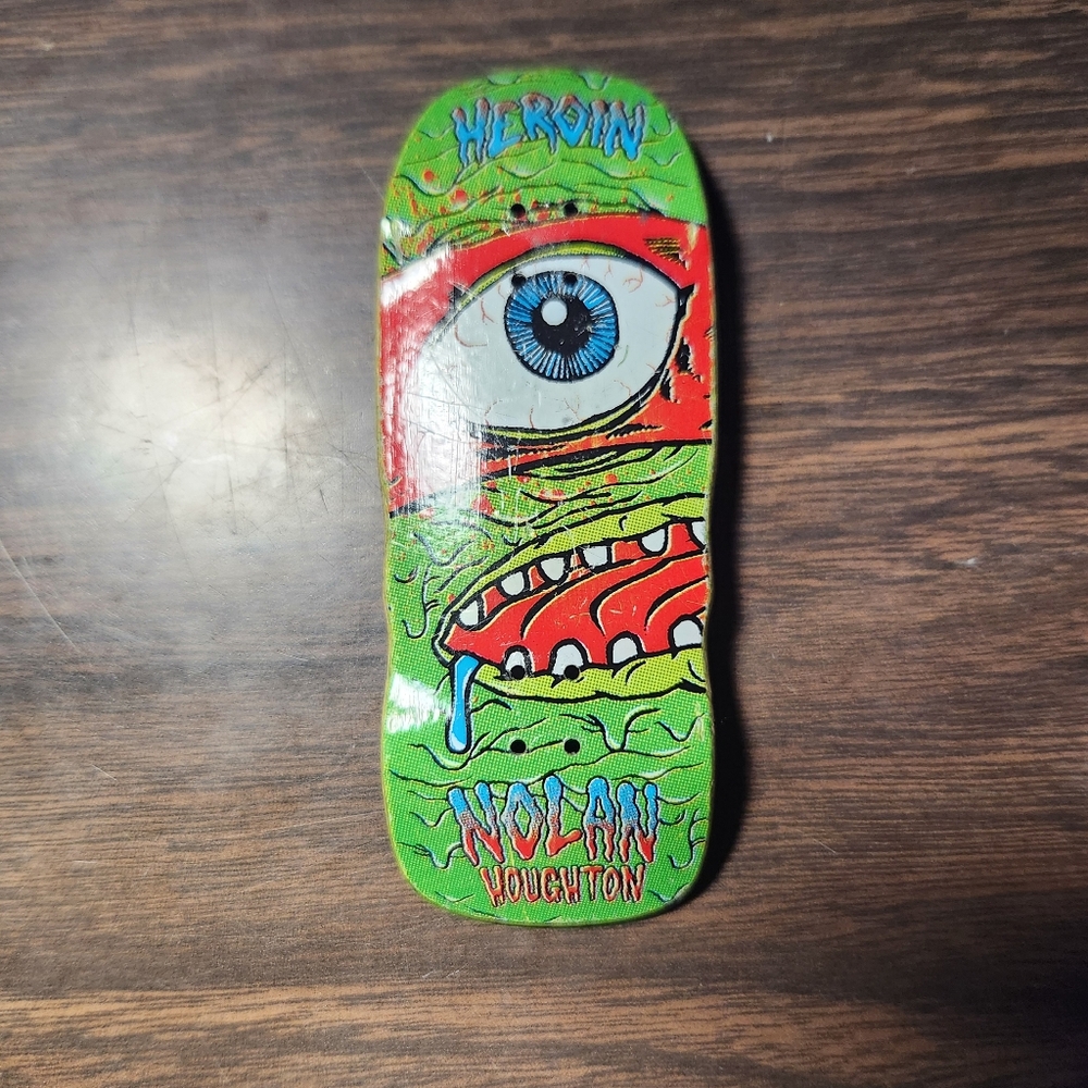 Goo LTD x Heroin collab Nolan Houghton Signature Fingerboard Deck